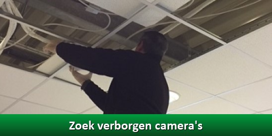 Zoeken naar verborgen minicamera's in een afluisterapparaat